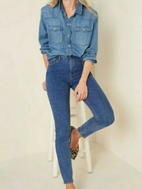 Old Navy Rockstar Super Skinny High-Rise Jeans Size 14 NWT